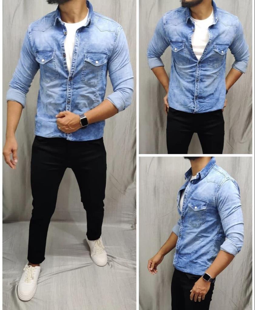 mens-denim-casual-shirt